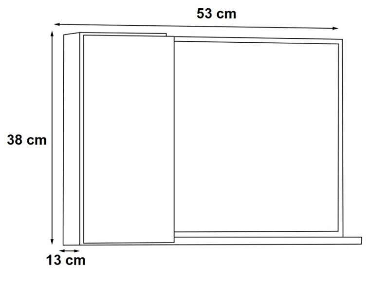 Alto Wood 360 Bathroom Cabinet Mirror