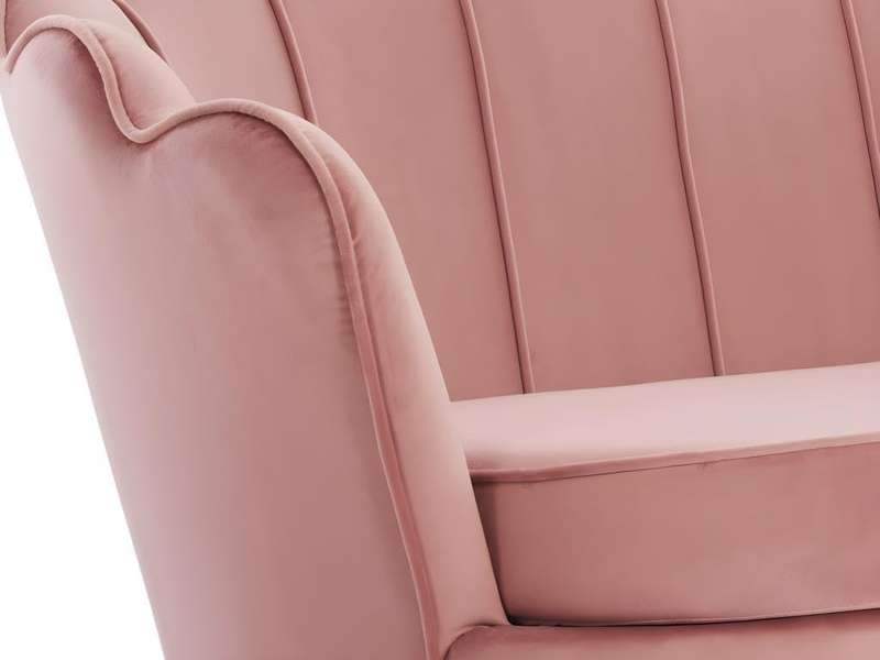 Tulip Velvet Double Seater Couch