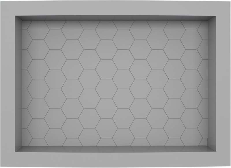 Honeycomb Plastic Wall Niche
