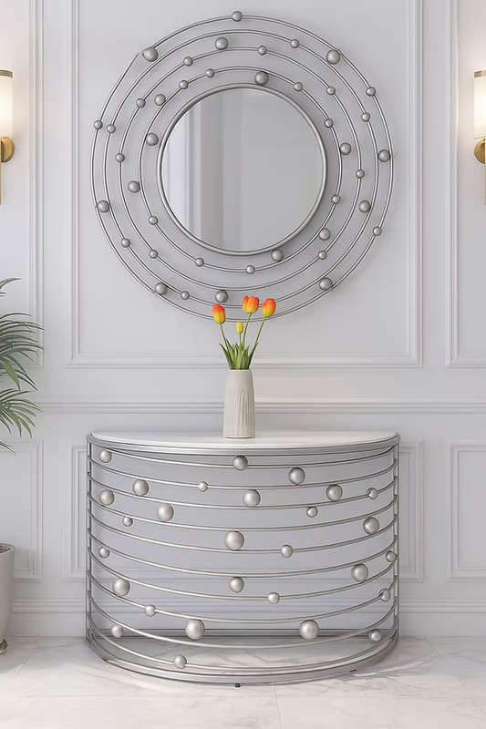 Sorbet Console & Mirror Set