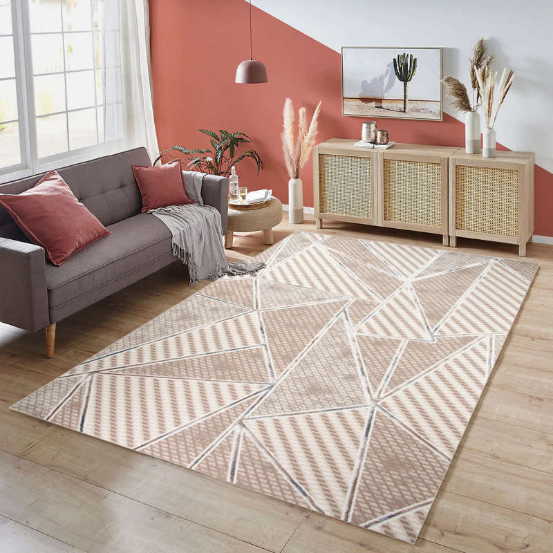 Boutique Funa Beige Rug  150 x 220 cm