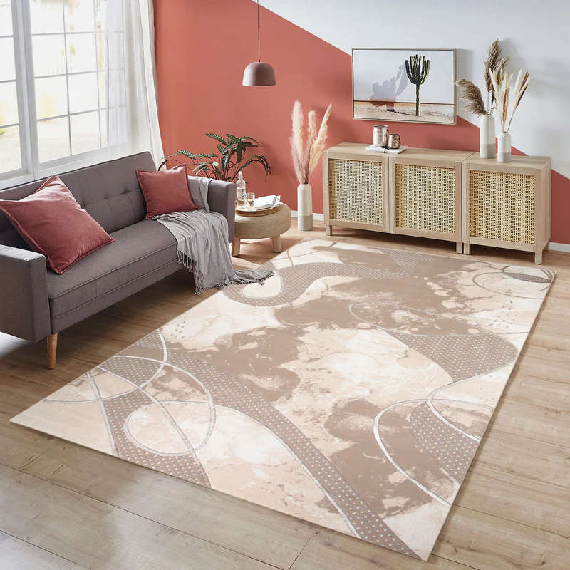 Boutique Beige Juni Rug  150 x 220 cm