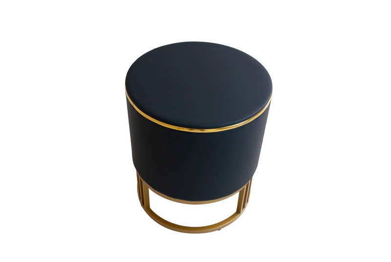 Amora Rounded Leather Pedestal