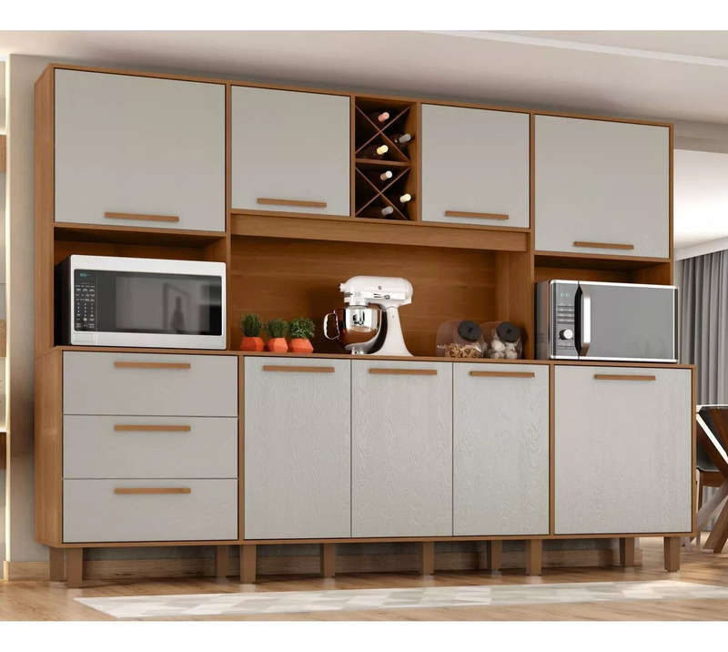 Apollo Kitchen Cabinet Kit 8 Doors and 3 Drawers