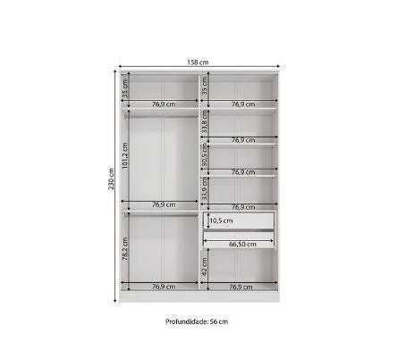 Caldera 2 Sliding Door Wardrobe