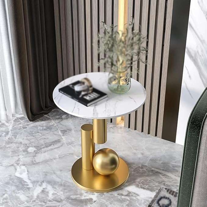 Campbell Marble End Table