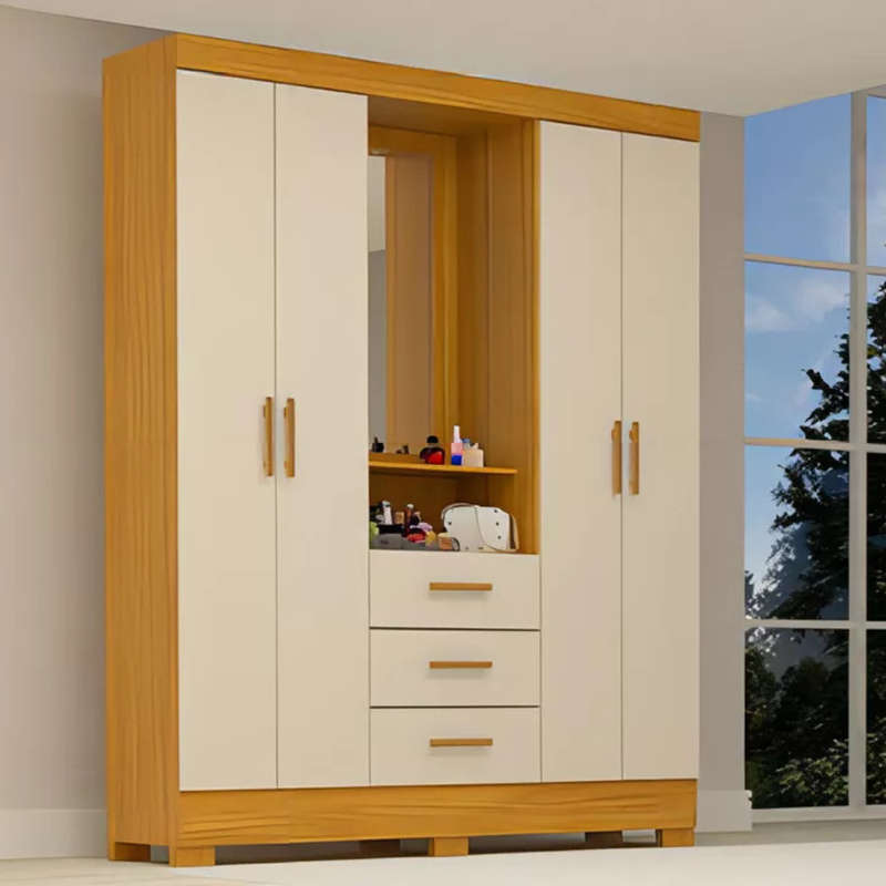 Capelinha Premium Wardrobe with 3 Doors and 3 Drawers