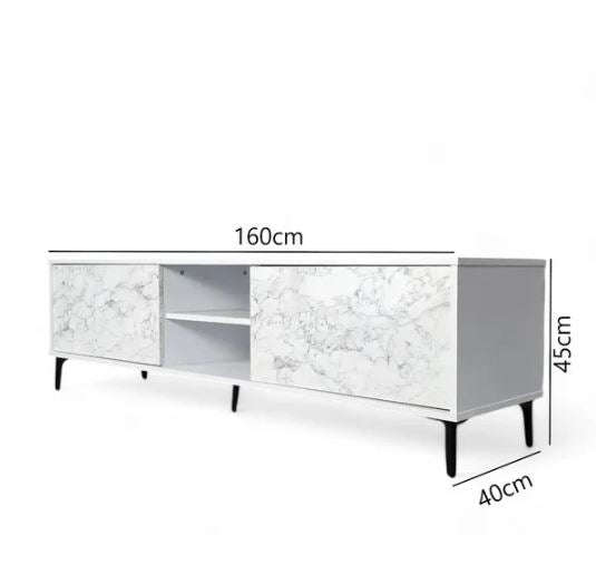 Clover Marble Plasma Stand