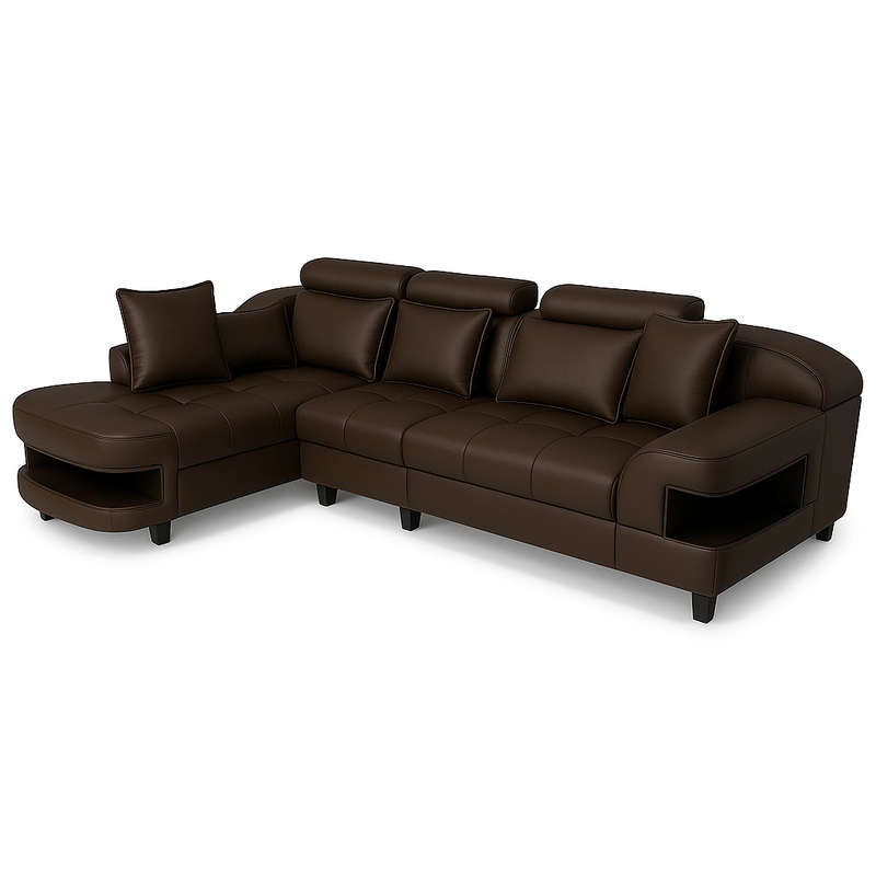 Harley  L Shape Corner Sofa-PU