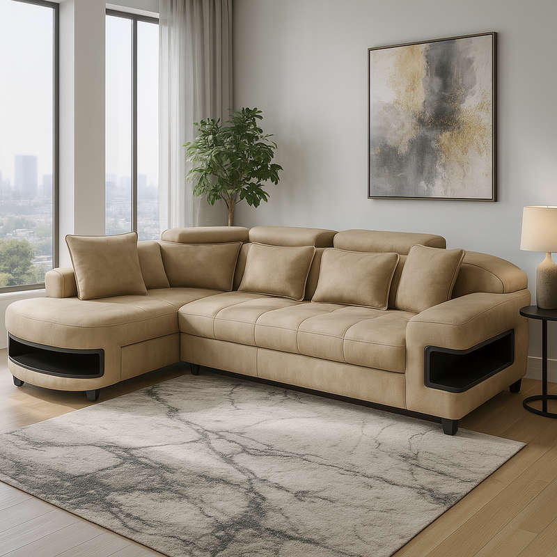 Harley  L Shape Corner Sofa -SD