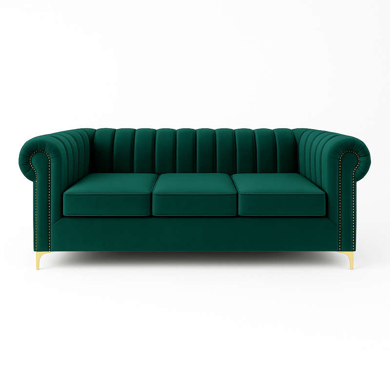Latina 3 Seater Stripe Couch