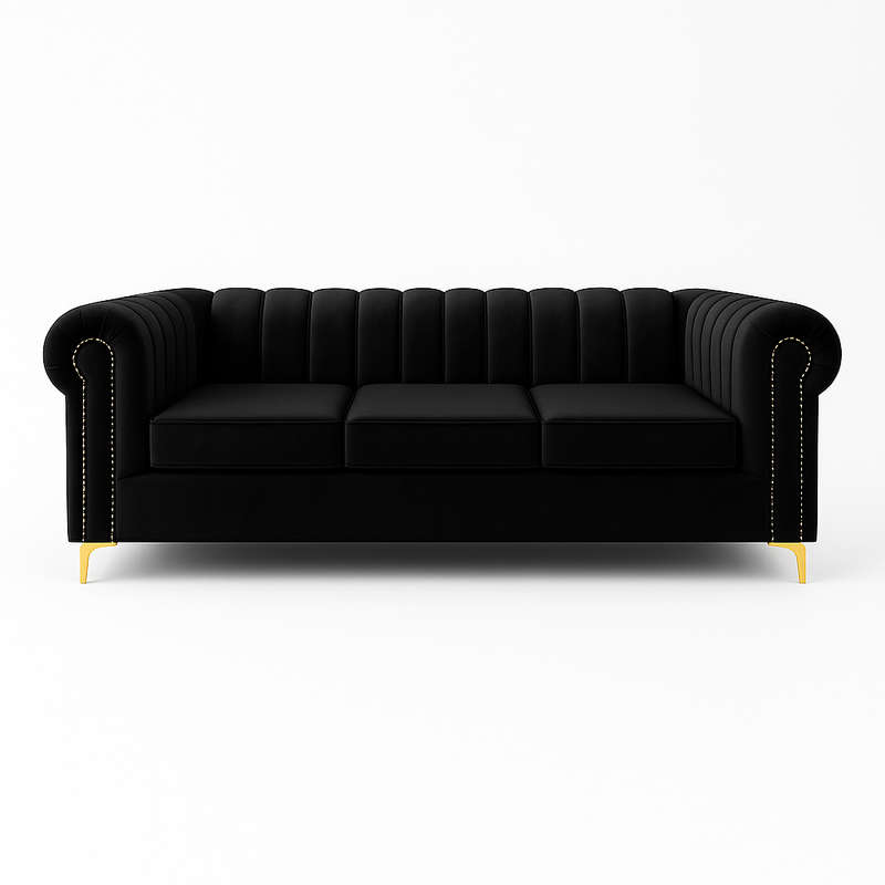 Latina 3 Seater Stripe Couch