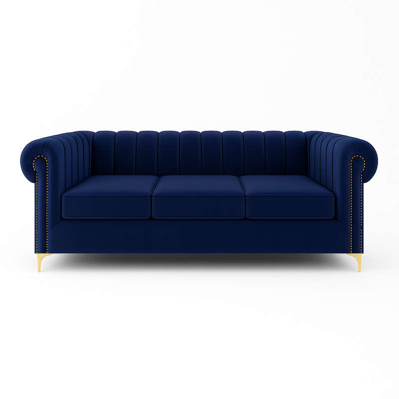 Latina 3 Seater Stripe Couch