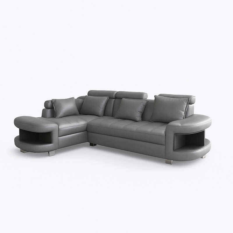 Maggie L Shape Corner Sofa-PU