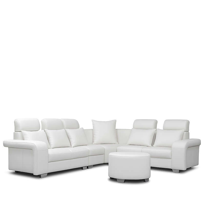Lennon Corner Sofa With Ottoma-PU