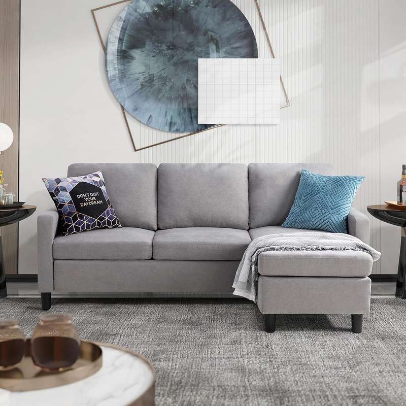 Clif Corner Couch With Foot Stool