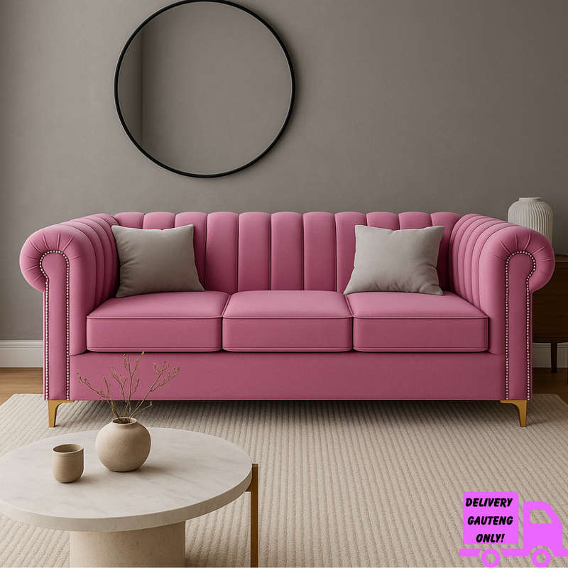Latina 3 Seater Stripe Couch