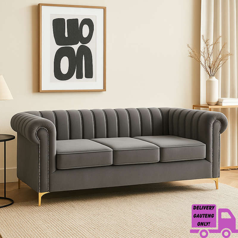 Latina 3 Seater Stripe Couch