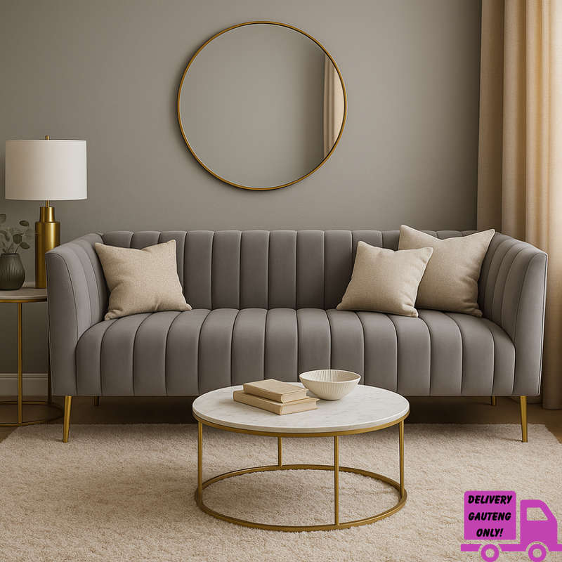 Zoey 3 Seater Stripe Couch