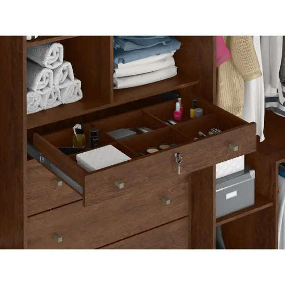 Everest Wardrobe 6 Doors 5 Drawers