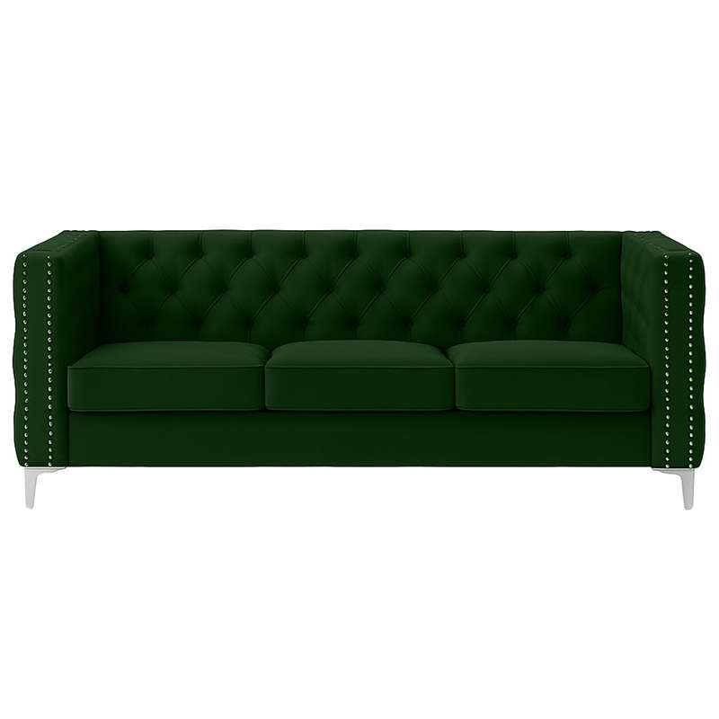 Oxford Three Seater Buttoned Couch
