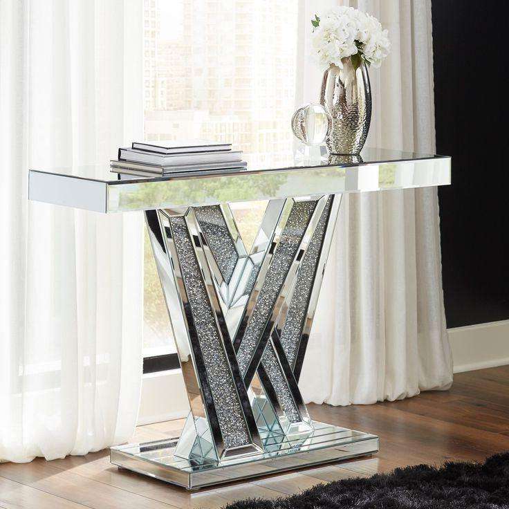 Lana Console Table Silver