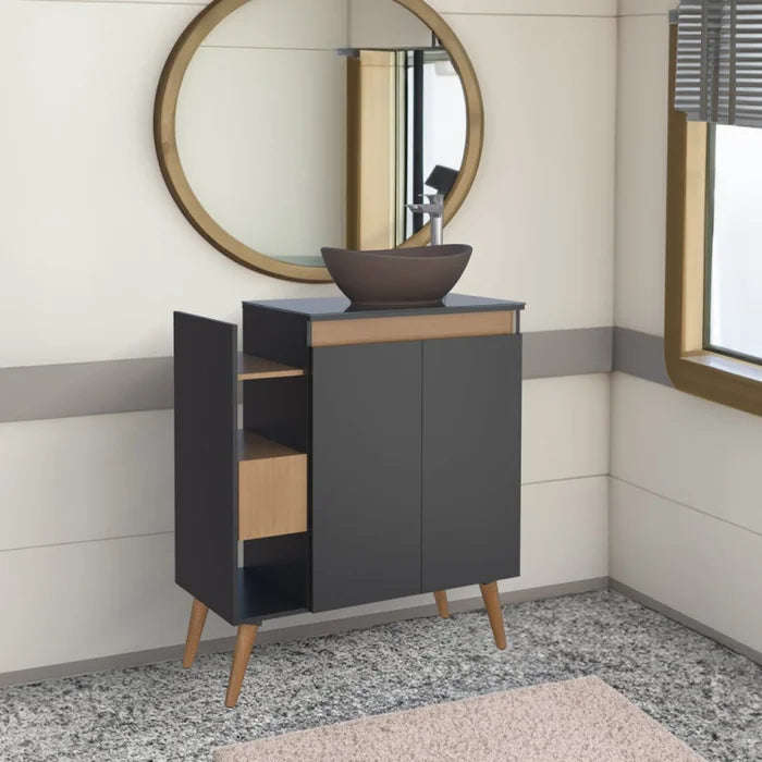 Lotus Bathroom Vanity With Bali Basin Freestanding  - 80 cm