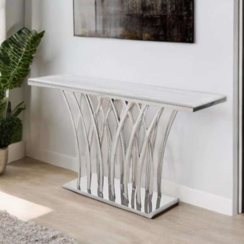 Lydia Marble Console Table