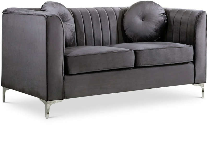 Oxford Two Seater Stripe Velvet