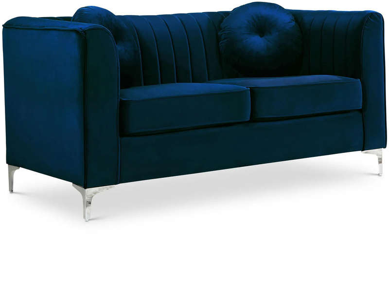 Oxford Two Seater Stripe Velvet