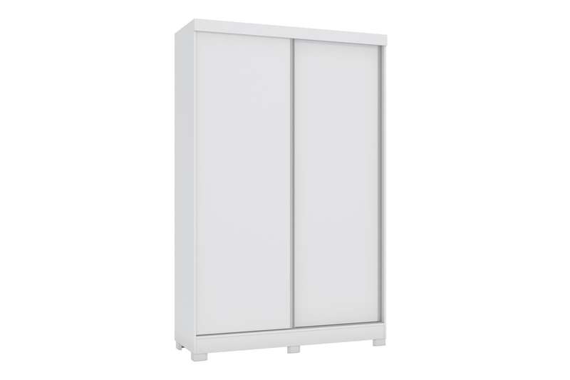 Mivada 2 Sliding Door With Mirror Wardrobe White