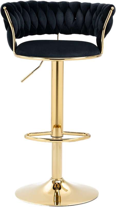 Novah Velvet Bar Stool
