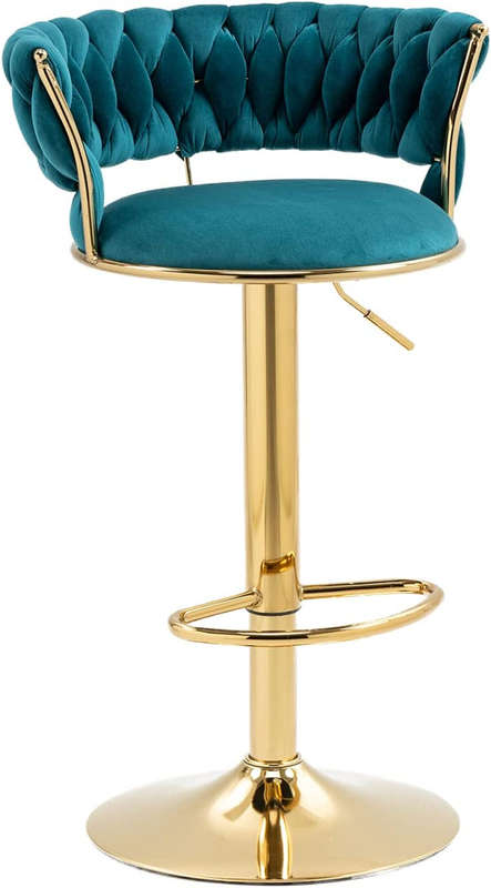 Novah Velvet Bar Stool