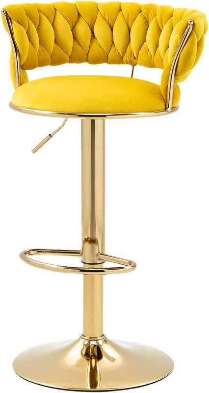 Novah Velvet Bar Stool