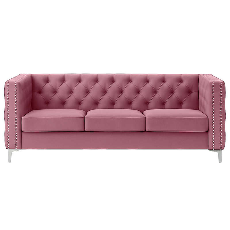 Oxford Three Seater Buttoned Couch