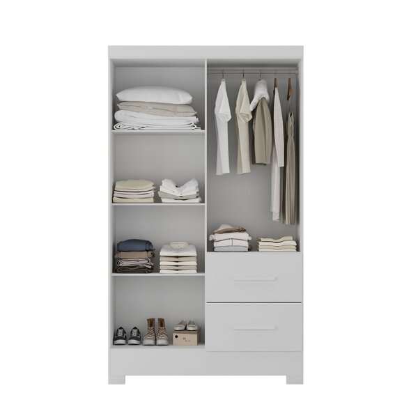Primordial Max Double Wardrobe with 2 Drawers and 4 Doors