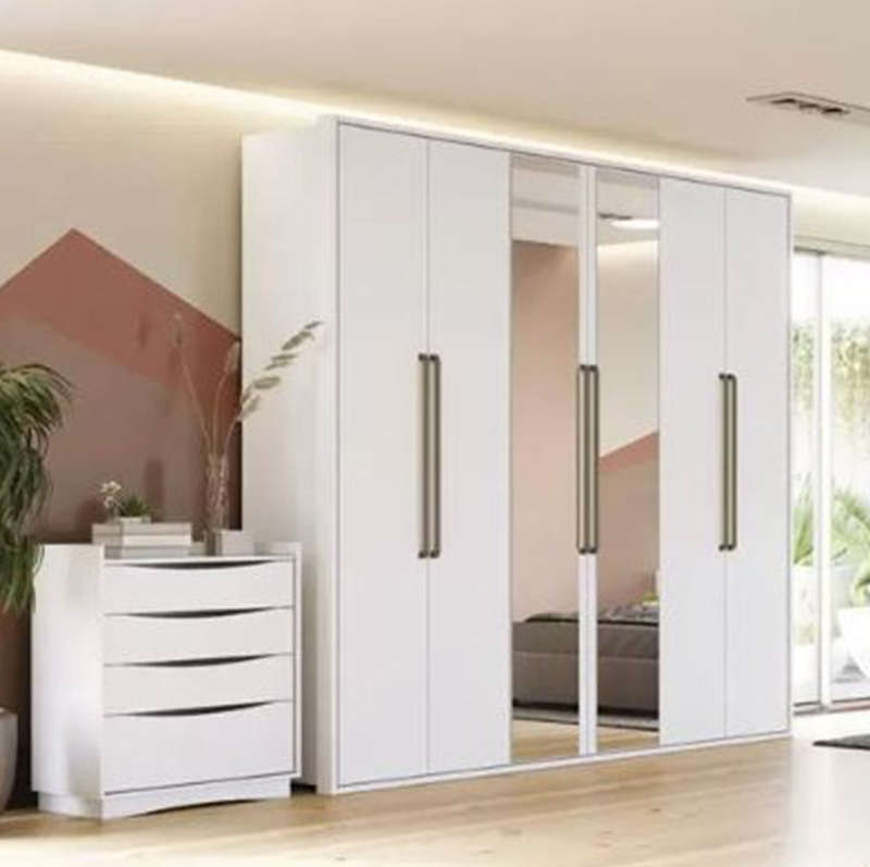 Rogelio 6 Door With Mirror Wardrobe
