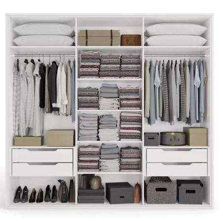Rogelio 6 Door With Mirror Wardrobe