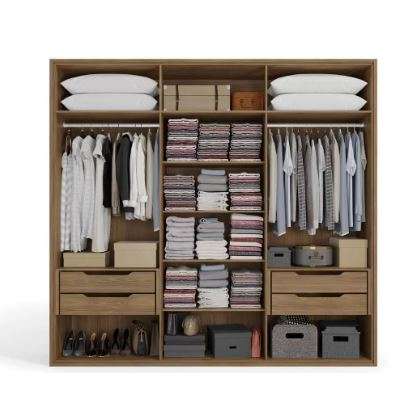 Rogelio 6 Door With Mirror Wardrobe