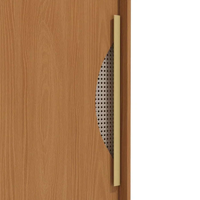 Rosaphine 3 Door Sliding Wardrobe Revisible Doors