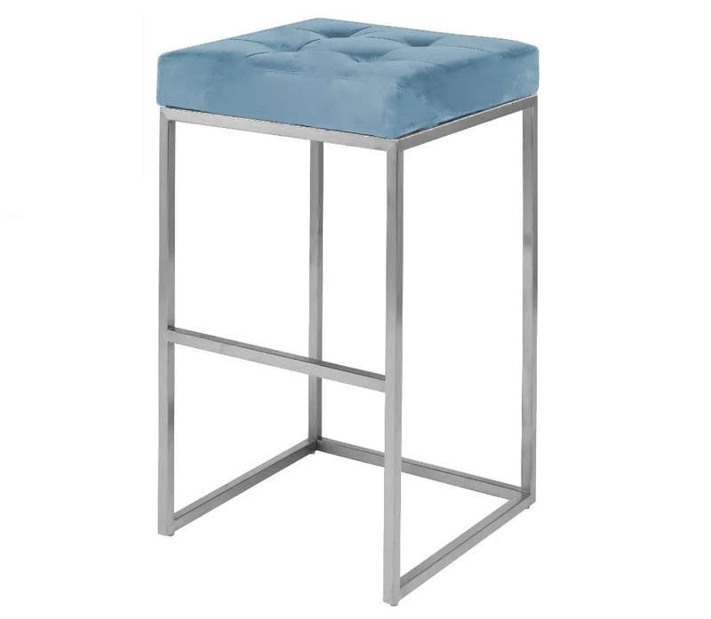 Hercules Silver Frame Barstool