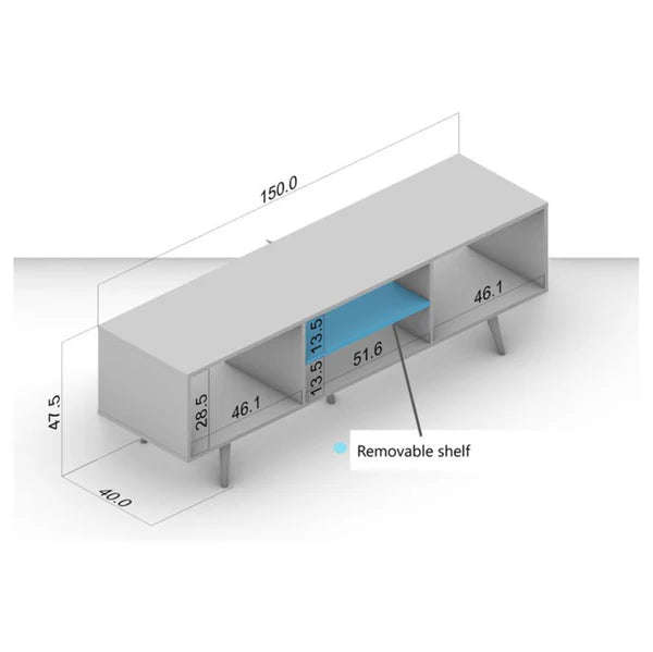 Todiha Plasma Stand- White