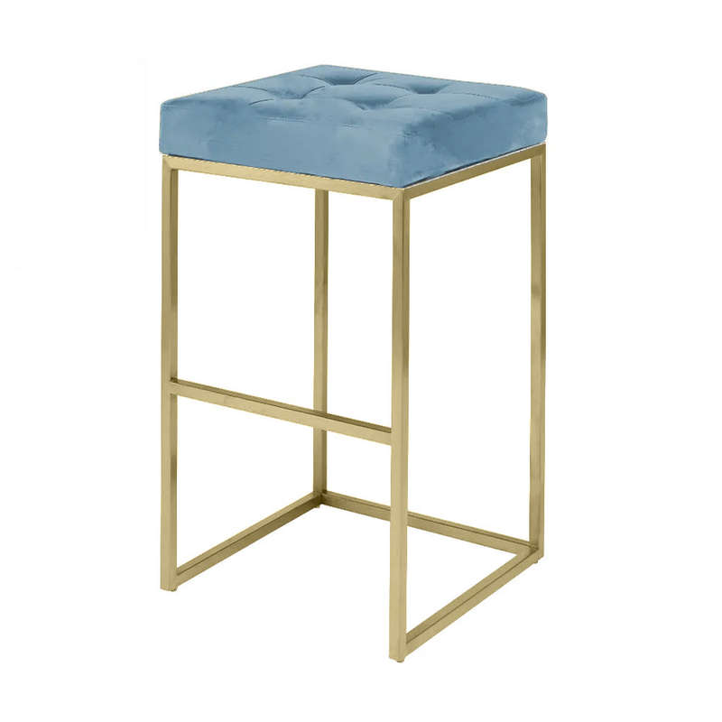 Hercules Silver Frame Barstool