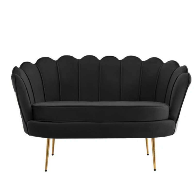 Tulip Velvet Double Seater Couch