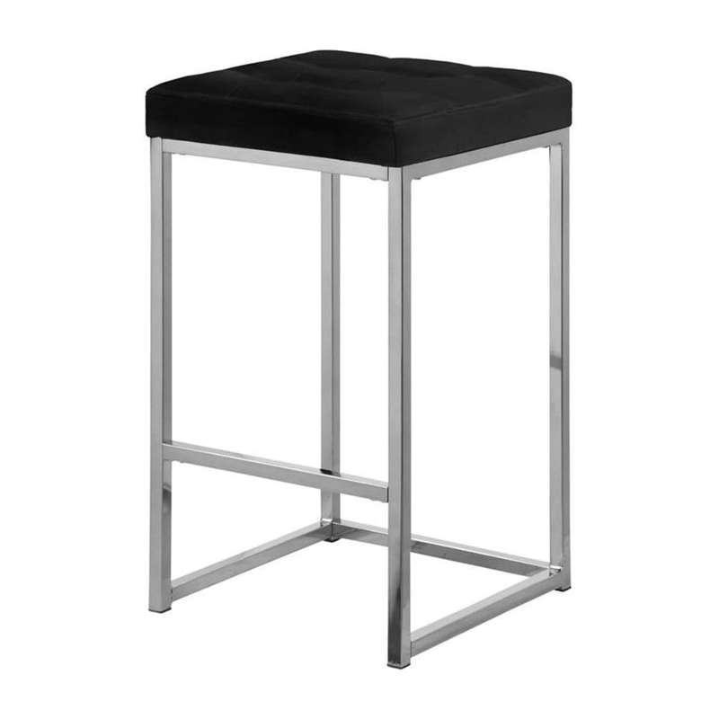 Hercules Silver Frame Barstool