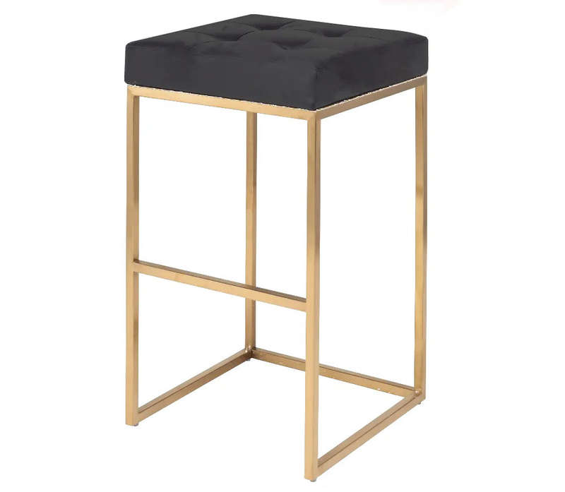 Hercules Silver Frame Barstool