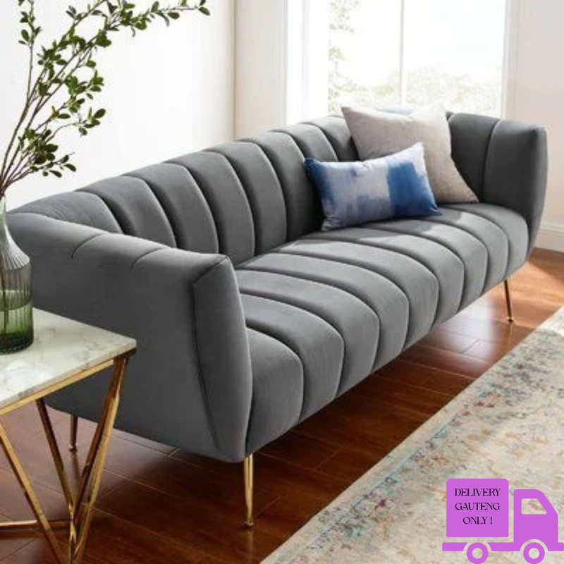 Zoey 2 Seater Stripe Couch