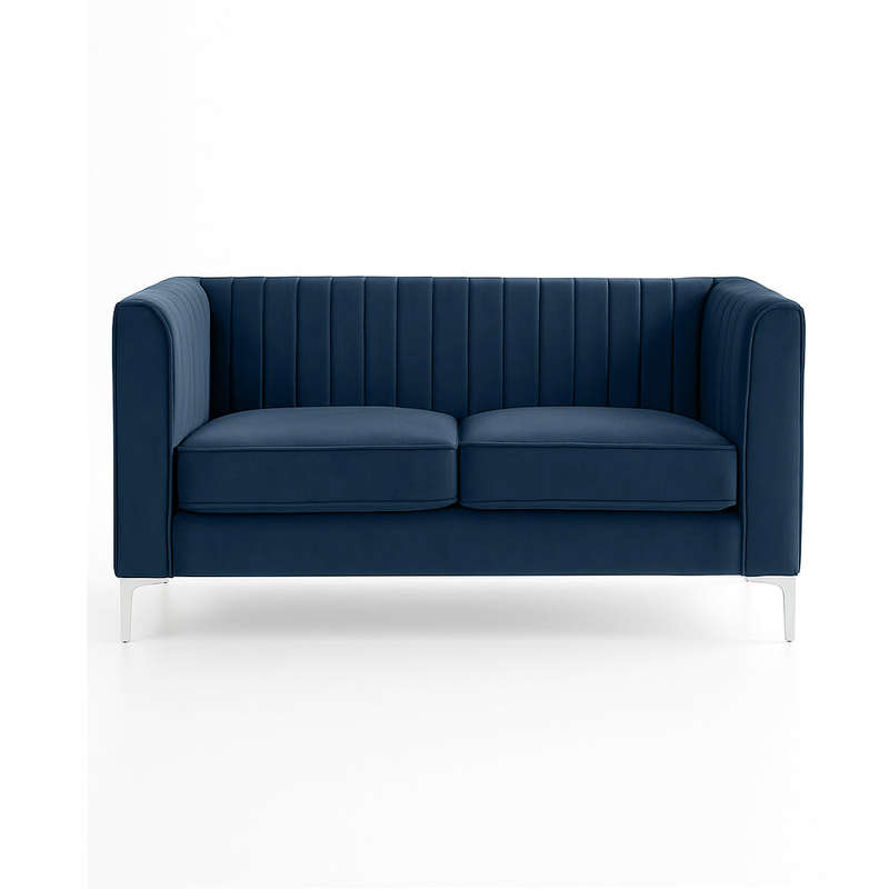 Oxford Two Seater Stripe Velvet