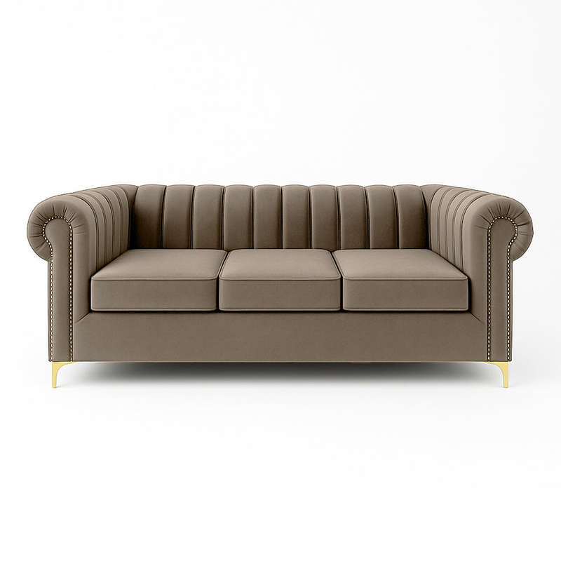 Latina 3 Seater Stripe Couch