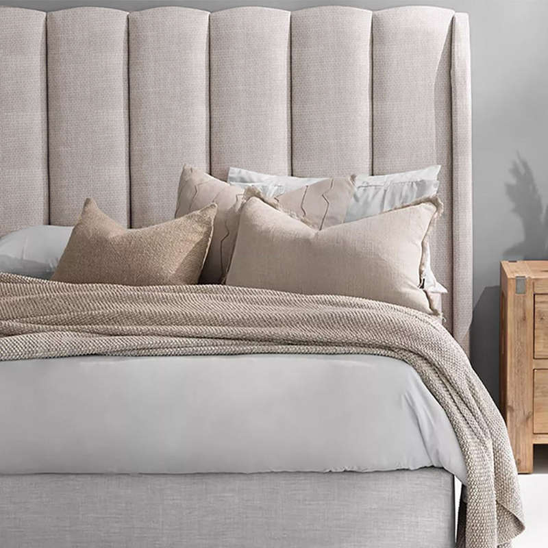 Celestia Upholstered Wingback Headboard